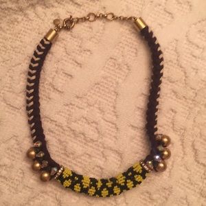 Jcrew necklace blue/ yellow